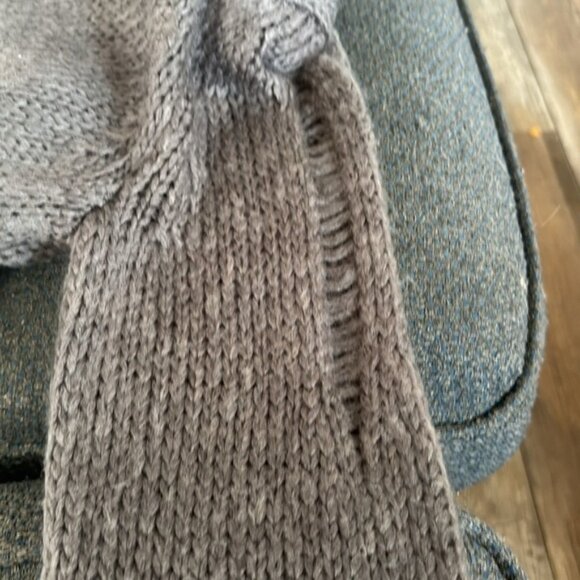 Wooden ships, Paola Brenda distressed oversized, chunky, gray sweater size XS - Picture 7 of 7